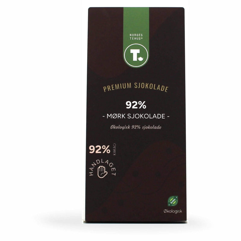 Mørk sjokolade 92% - økologisk