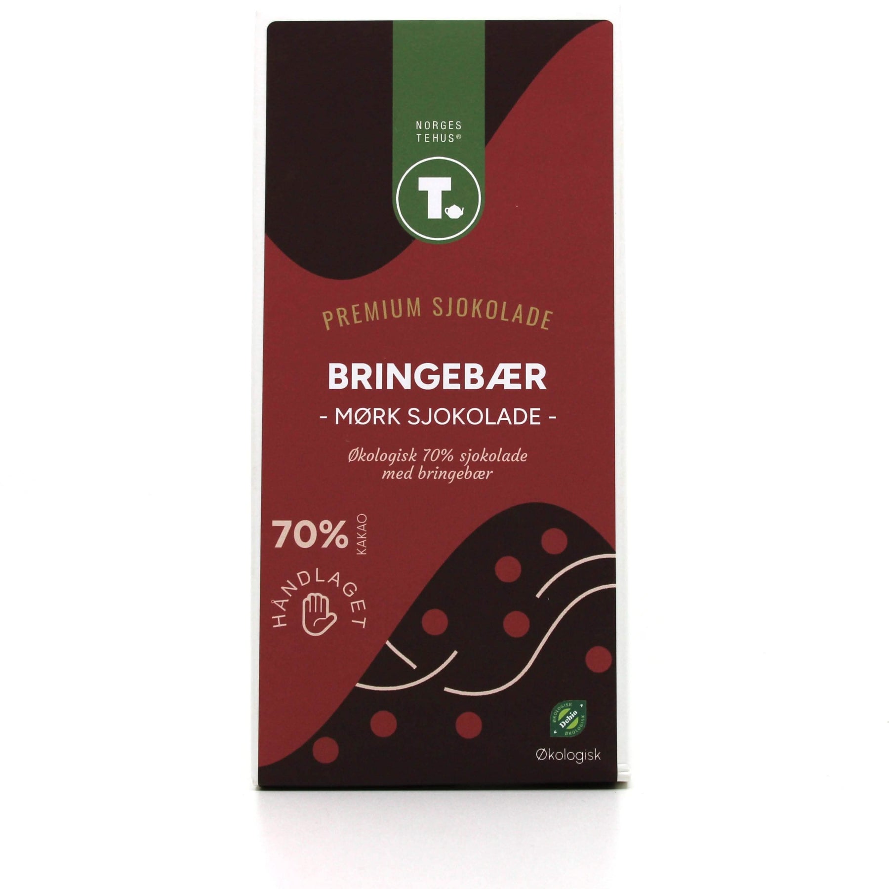 Mørk sjokolade 70% - Bringebær - økologisk – Norges Tehus, Kjøp god te ...