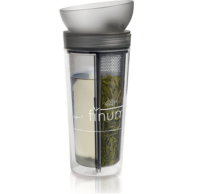 Travel cup with built-in filter 