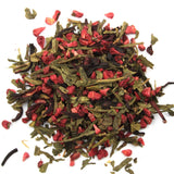 Grønn te med bringebær