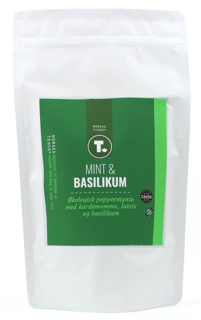 Mint og basilikum