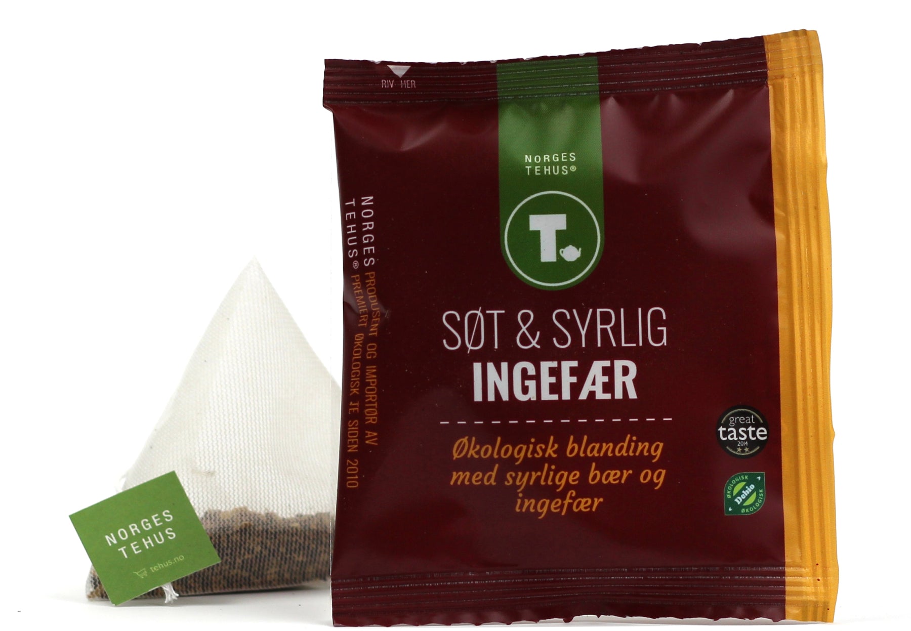 Søt og syrlig Ingefær - Pyramideposer – Norges Tehus,