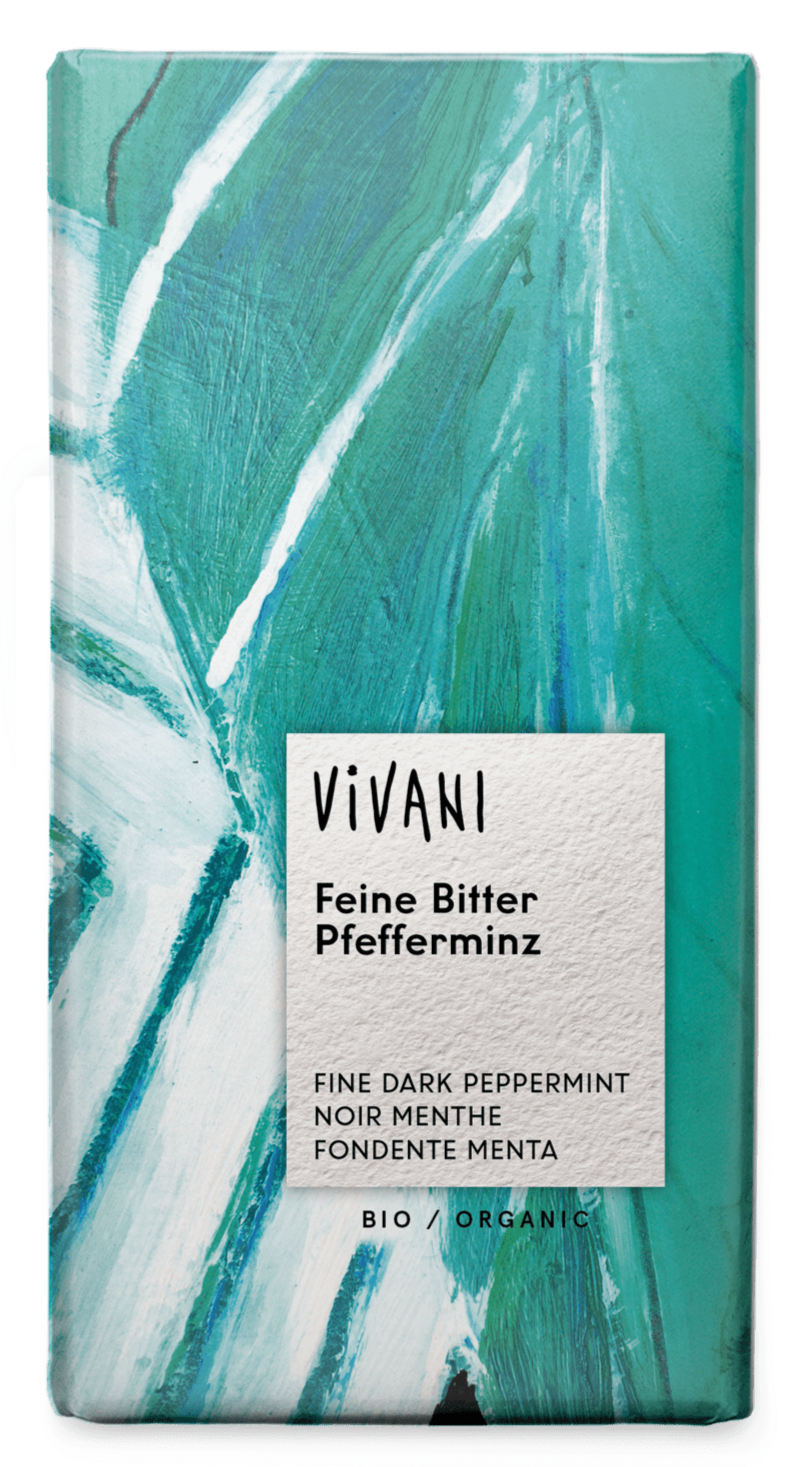 Dark chocolate with peppermint - 100g - organic - Vivani